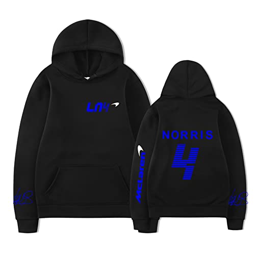 TYI Frühling Unisex Lando-Norris Hoodie Sweatshirt Harajuku Cartoon Hip Hop Mode Kleidung F1 Racing Fans Männer/Frauen Hoodie (S-3XL) (6,XL) von TYI