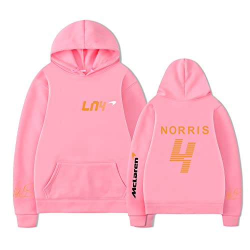 TYI Unisex Lando-Norris Hoodie Sweatshirt Harajuku Cartoon Hip Hop Mode Kleidung F1 Racing Fans Männer/Frauen Hoodie (1,M) von TYI