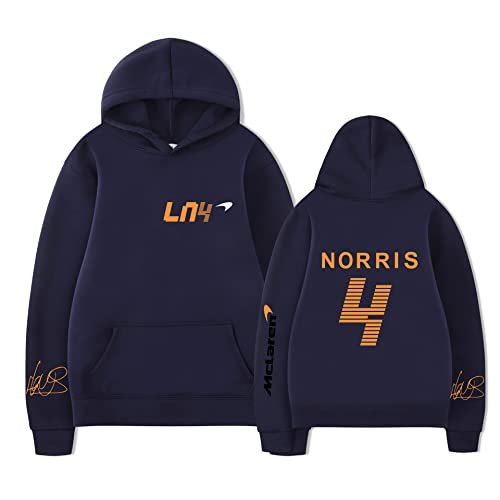 TYI Unisex Lando-Norris Hoodie Sweatshirt Harajuku Cartoon Hip Hop Mode Kleidung F1 Racing Fans Männer/Frauen Hoodie (10,M) von TYI