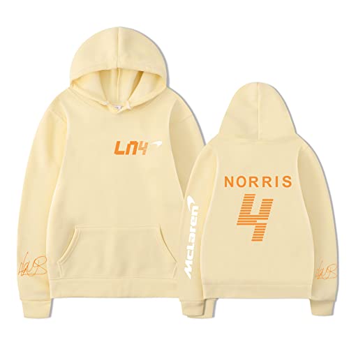 TYI Unisex Lando-Norris Hoodie Sweatshirt Harajuku Cartoon Hip Hop Mode Kleidung F1 Racing Fans Männer/Frauen Hoodie (S-3XL) (10,3XL) von TYI