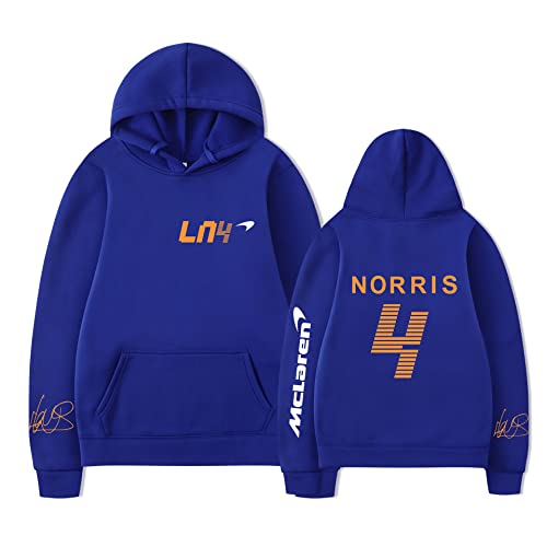 TYI Unisex Lando-Norris Hoodie Sweatshirt Harajuku Cartoon Hip Hop Mode Kleidung F1 Racing Fans Männer/Frauen Hoodie (S-3XL) (14,L) von TYI