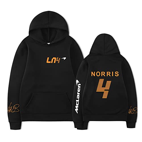 TYI Unisex Lando-Norris Hoodie Sweatshirt Harajuku Cartoon Hip Hop Mode Kleidung F1 Racing Fans Männer/Frauen Hoodie (S-3XL) (15,3XL) von TYI