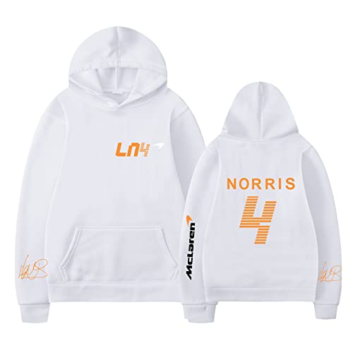 TYI Unisex Lando-Norris Hoodie Sweatshirt Harajuku Cartoon Hip Hop Mode Kleidung F1 Racing Fans Männer/Frauen Hoodie (S-3XL) (16,L) von TYI