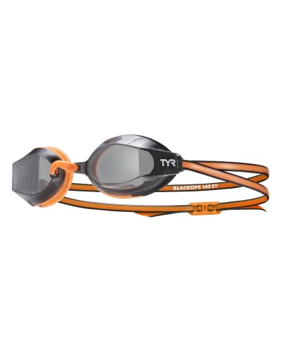 TYR Blackops 140 EV Racing Goggles Junior Fit, Smoke/Orange/Black von TYR