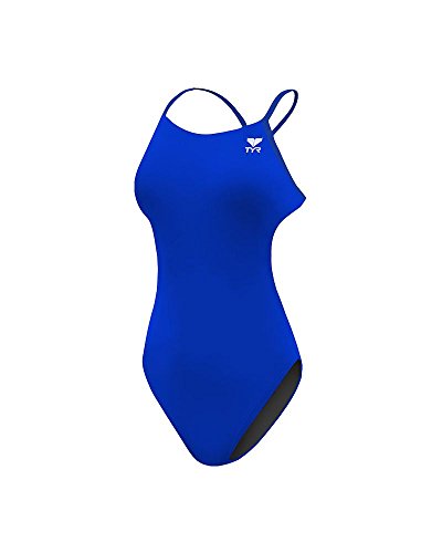 TYR Damen Durafast Elite Cutoutfit Badeanzug Einteiliger, Königlich (Royal), 36 von TYR