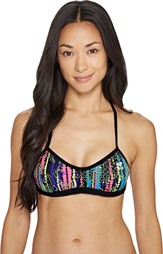 TYR Damen Swim Suit Hiromi Mojave TIEBACK TOP, Noir/Multi, S, BJHR7A von TYR