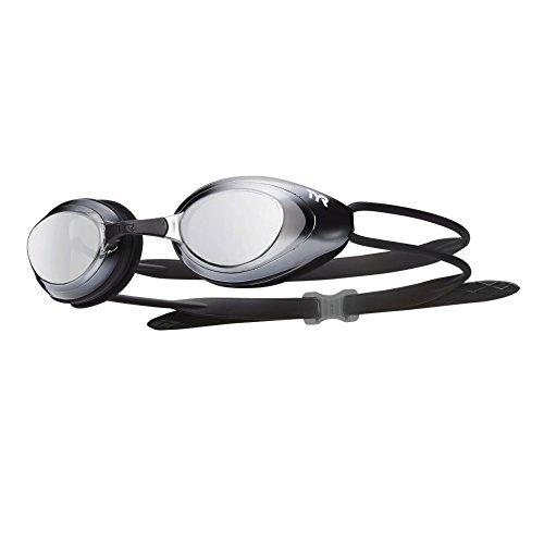 TYR Erwachsene Schwimmbrillen Blackhawk Miroir, metallic grau/schwarz, One Size, LGBHM von TYR