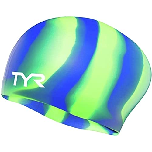 TYR LCSLM310ALL Lange Haare Silc Cap Green All von TYR