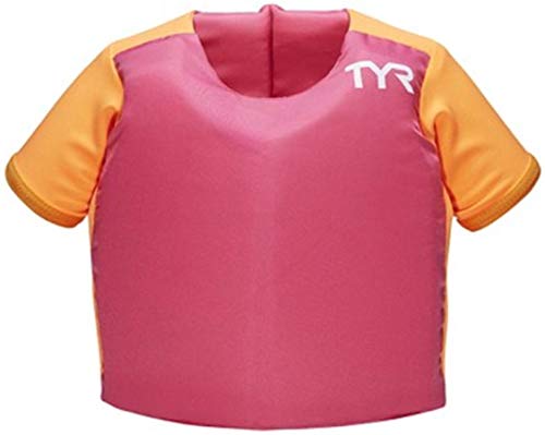 TYR Mädchen Kids Flotation Shirt Gilet Natation Apprentissage, Rose, TU von TYR