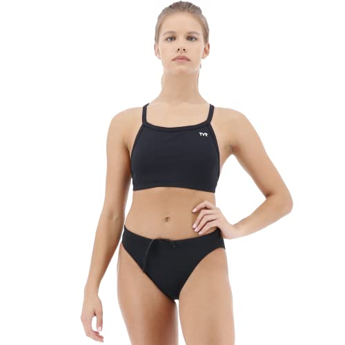 TYR Sport Damen Solid Durafast Diamondback Workout Bikini von TYR
