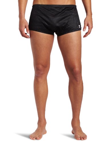 TYR Herren Poly Mesh Trainer Badeanzug (Schwarz, 40) von TYR