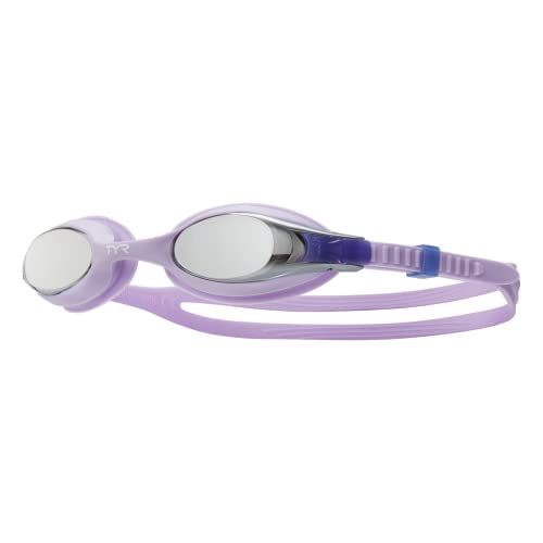 TYR Swimple Kinder-Schwimmbrille, Silber/Violett, Einheitsgröße von TYR