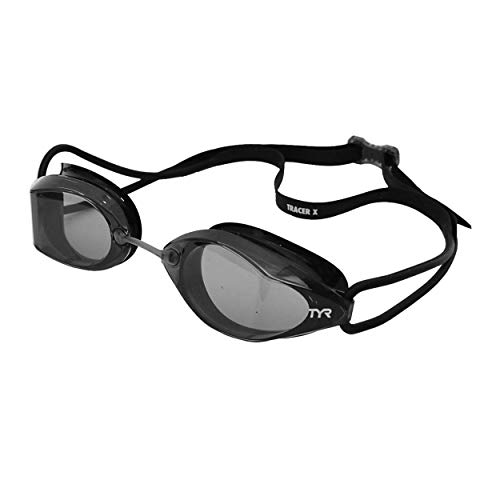 TYR Tracer X Racing Goggle Rennbrille, Smoke/Black/Black, Einheitsgröße von TYR