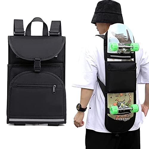 Skateboard Rucksack Regular Skateboard Tasche Skateboard Schultergurt Verstellbare Schulter Faltbarer Träger Reiserucksack von TYTOGE