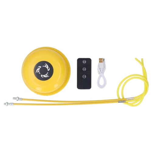 TYTOGE Intelligente Seilspringmaschine, Automatische Übung, Zählmusik, Wiederaufladbar, Intelligentes Seil für Erwachsene Kinder (Gelb) von TYTOGE