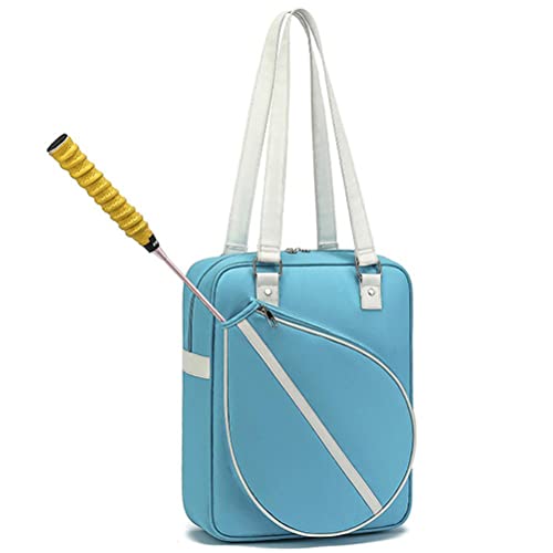 TYTOGE Tennistasche für Männer Frauen, Tennis-Umhängetasche für Tennisschläger, Tragbare Outdoor-Sport-Fitnesstasche (Blau) von TYTOGE