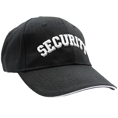 TacFirst Baseballcap Dienst Cap Bestickt (Security schwarz 3D) von TacFirst