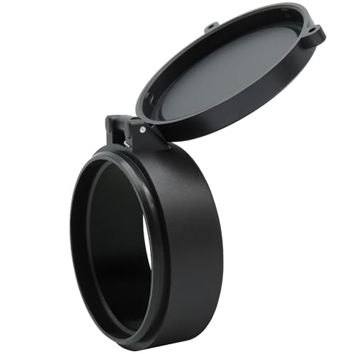 TacFirst LensCap Objektivschutzkappe LC1 Abdeckung für Zielfernrohre Klappdeckel Fernglas (Schwarz, 28) von TacFirst