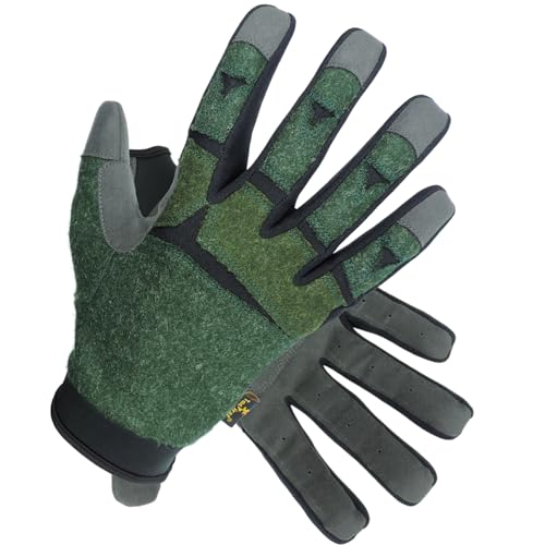 TacFirst Loden Handschuhe Sportive Hunter H020 Jagd Lodenhandschuhe Angeln (Moosgrün, XXL) von TacFirst