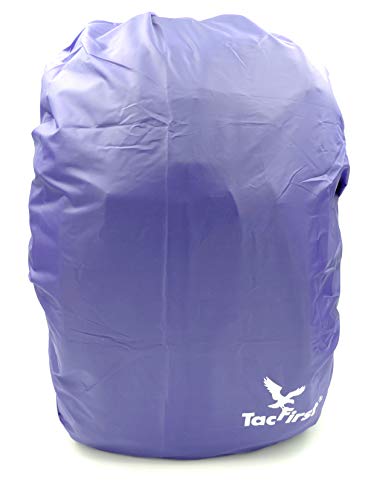 TacFirst Schutzbezug für Rucksäcke [wasserabweisend, schützt vor Regen, Staub, Schmutz und Sonnenlicht erhältlich] (30-40 Liter, Lila) von TacFirst