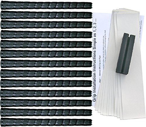 Tacki-Mac Standard-Golfgriff-Set, gerändelt, 13 Griffe, Klebeband, Klemme von Tacki Mac Grips