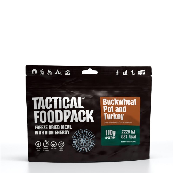 Tactical Foodpack - Buchweizeneintopf mit Putenfleisch  - 110g von Tactical Foodpack