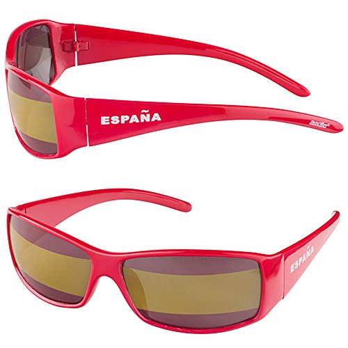 Taffstyle® Fanartikel Sonnenbrille Fan Brille zur Fussball Weltmeisterschaft WM & EM Europameisterschaft 2016 Länder Flagge Style - Spanien von Taffstyle