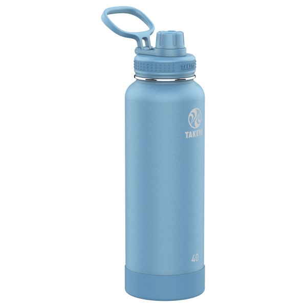 Takeya - Actives Insulated Bottle 1200 ml - Isolierflasche Gr 1,2 l blau;grau;rosa;türkis von Takeya