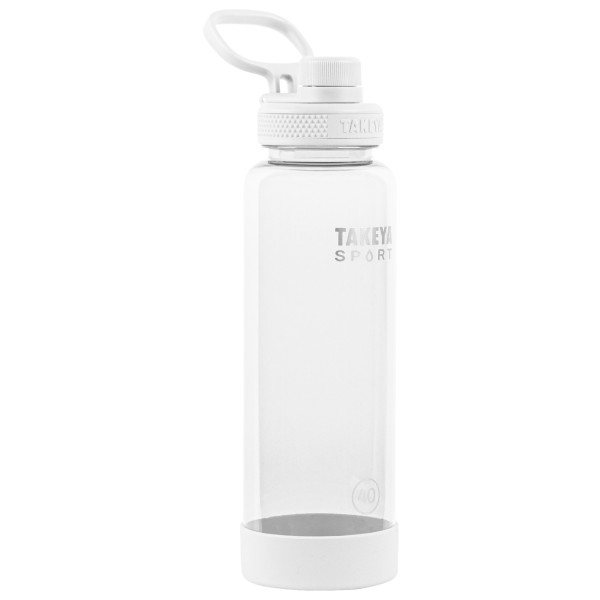 Takeya - Sport Tritan Spout Bottle 1200 ml - Trinkflasche Gr 1,2 l weiß von Takeya