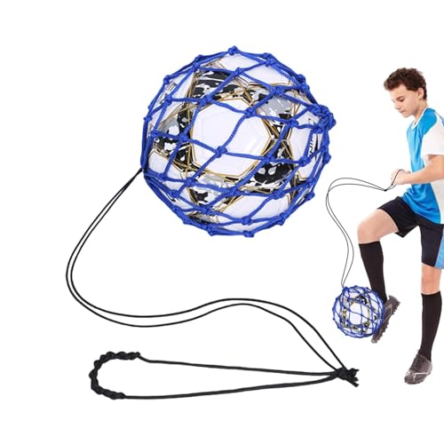 Fußball-Kick-Back-Trainer – Fußball-Trainingsausrüstung | Elastisches Fußball-Wurfnetz | Fußball-Kick-Übungstraining | Fußball-Kick-Trainer Für Kinder Und Kinder von Takluu