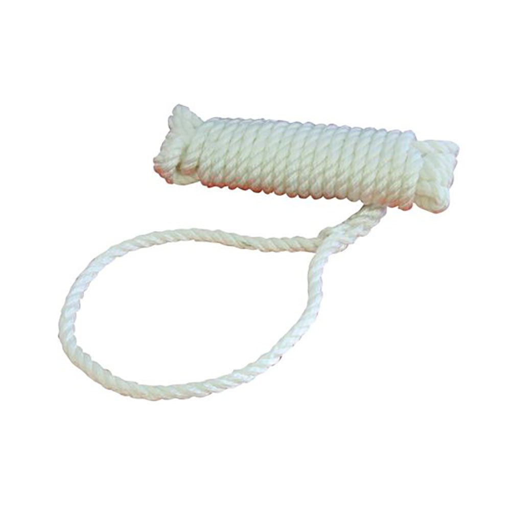 Talamex 10 M Polyester 3 Strand Mooring Rope Beige 12 mm von Talamex