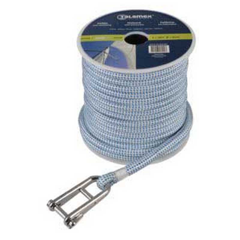 Talamex 10 Mm Rope With Pin Shackle Blau 33 m von Talamex