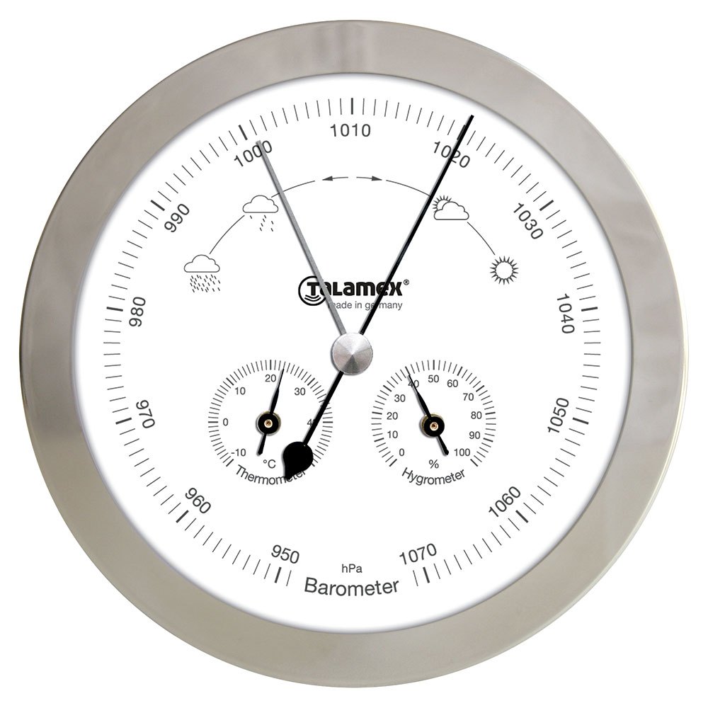 Talamex Barometer/thermometer/hygrometer Rvs 100 Mm Silber von Talamex