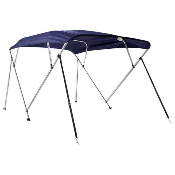 Talamex Bimini Top Deluxe 4 Bow Awning Blau 240 x 231-243 x 137 cm von Talamex