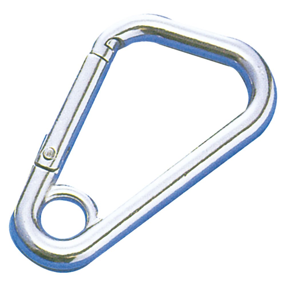 Talamex Carabiner Hook Asymmetric With Eye 10 Units Blau 6 mm von Talamex