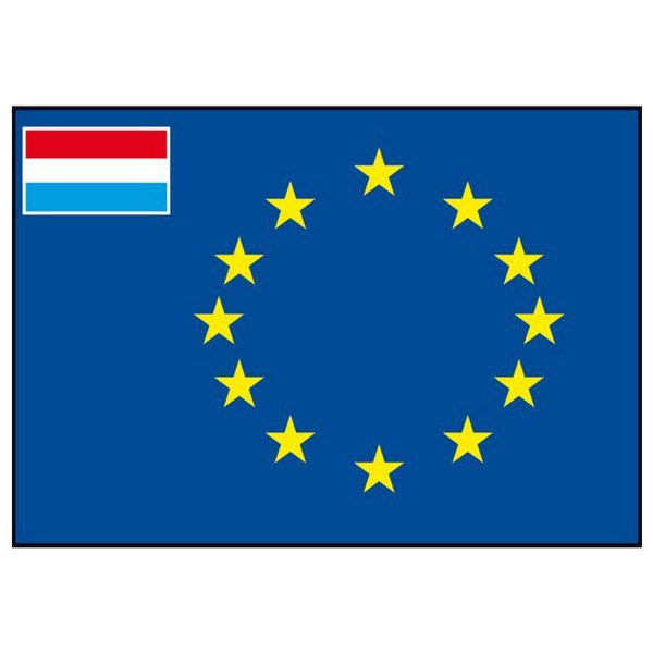 Talamex European With Small Dutch Flag Blau 40 x 60 cm von Talamex