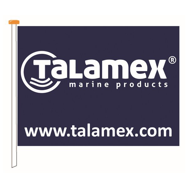 Talamex Flag Weiß,Blau 100 x 150 cm von Talamex