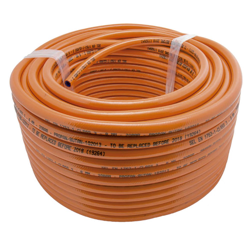 Talamex Gas Hose Thermoplast 10mbar 8x15 Mm Orange 25 m von Talamex
