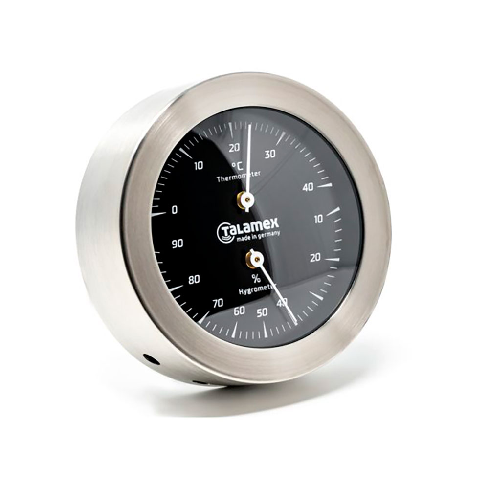 Talamex Rvs Blackline Barometer  100 mm von Talamex