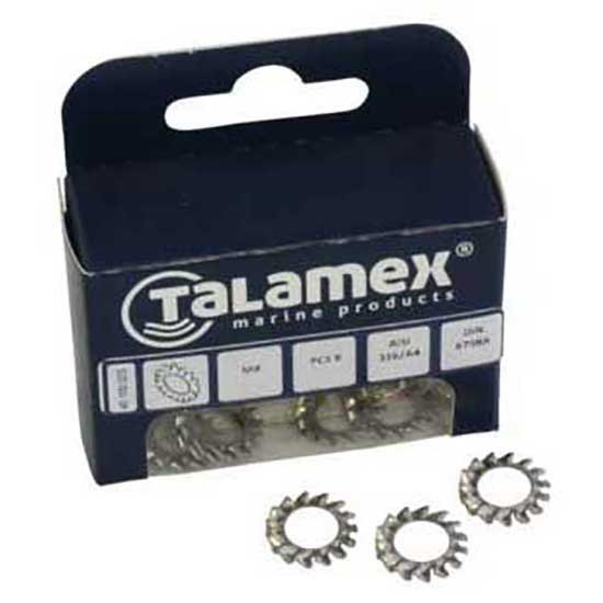 Talamex Serrated Lock Washer 6 Units Silber 12 mm von Talamex
