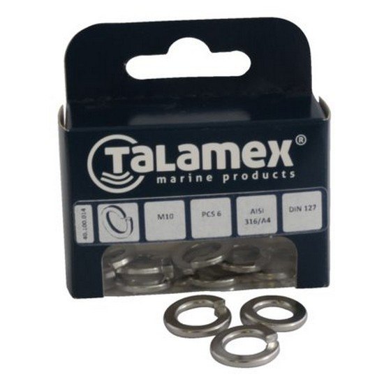 Talamex Spring Lock Washer 6 Units Schwarz 10 mm von Talamex