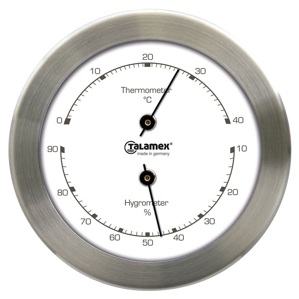 Talamex Thermometer/hygrometer Rvs 100 Mm Grau von Talamex