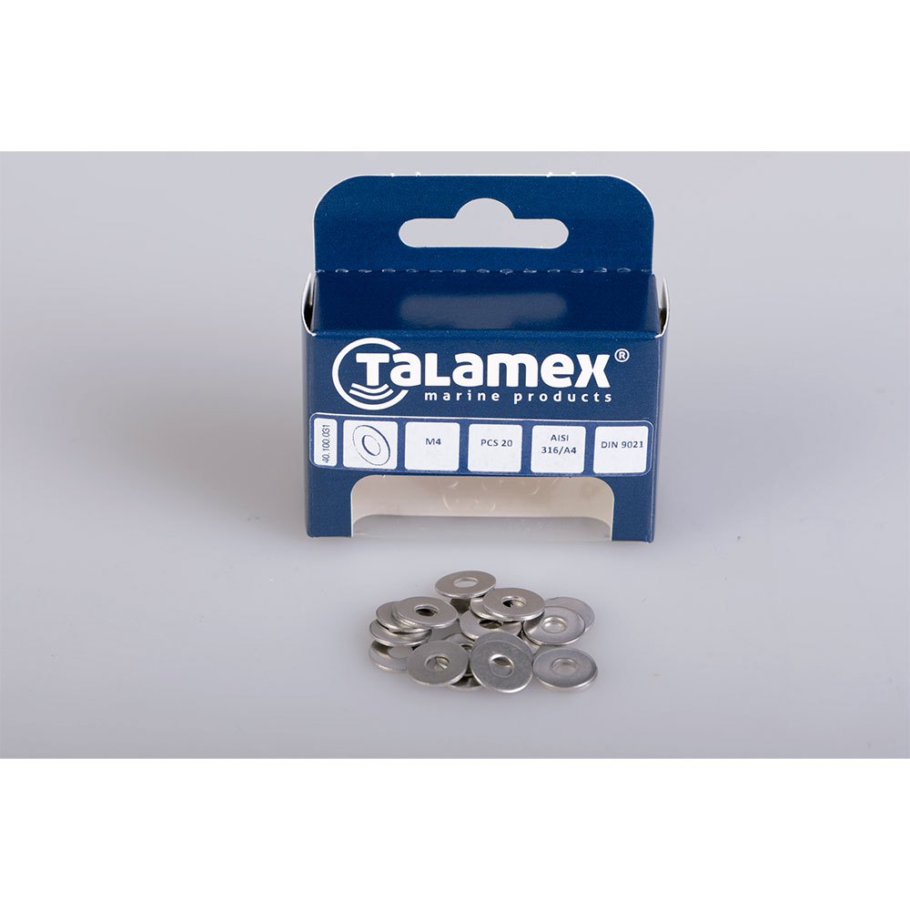Talamex Washer Large 6 Units Schwarz 13 mm von Talamex