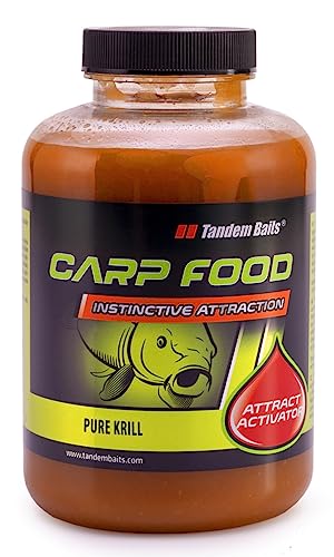 Tandem Baits Carp Food Attractive Activator Reiner Krill | Karpfen Angeln ohne Mühe | Köder zum Große-Fische-Angeln | Karpfenzubehör für Profis & Hobby-Angler 5 ml von Tandem Baits