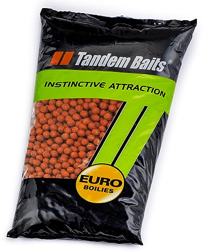 Tandem Baits Euro Boilies Tigernüsse Erdmandel | Karpfen Angeln ohne Mühe | Köder zum Große-Fische-Angeln | Karpfenzubehör für Profis & Hobby-Angler 16 mm 10 kg von Tandem Baits