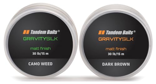 Tandem Baits Geflecht Gravity Silk 30lb / 15m Farbmix 2 Stück von Tandem Baits