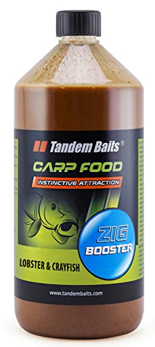 Tandem Baits Karpfen Futter Angelfutter Attraktor Carp Food Zig Booster 1000 ml Hummer Und Krebs von Tandem Baits