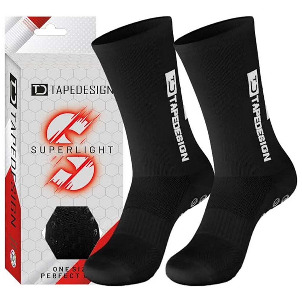 Tape Design Superlight Non-slip Socks Schwarz EU 37-48 Mann von Tape Design