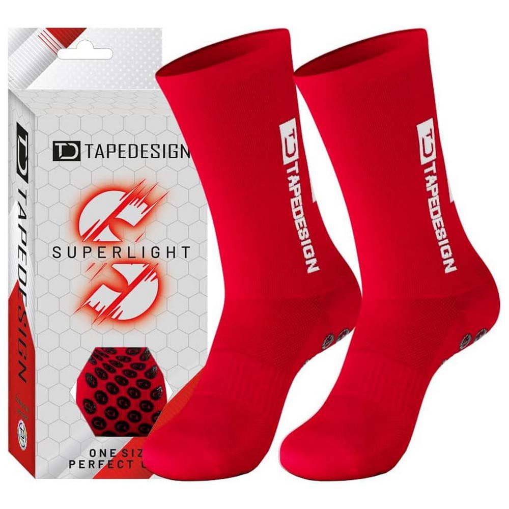Tape Design Superlight Non-slip Socks Rot EU 37-48 Mann von Tape Design