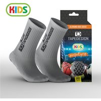 TAPEDESIGN Allround Socks Antirutschsocken Kinder grau von TapeDesign